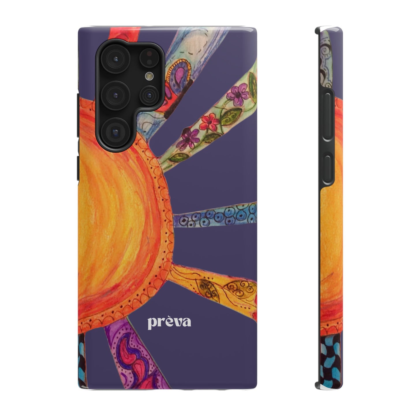Purple Cancun Sun Phone Case