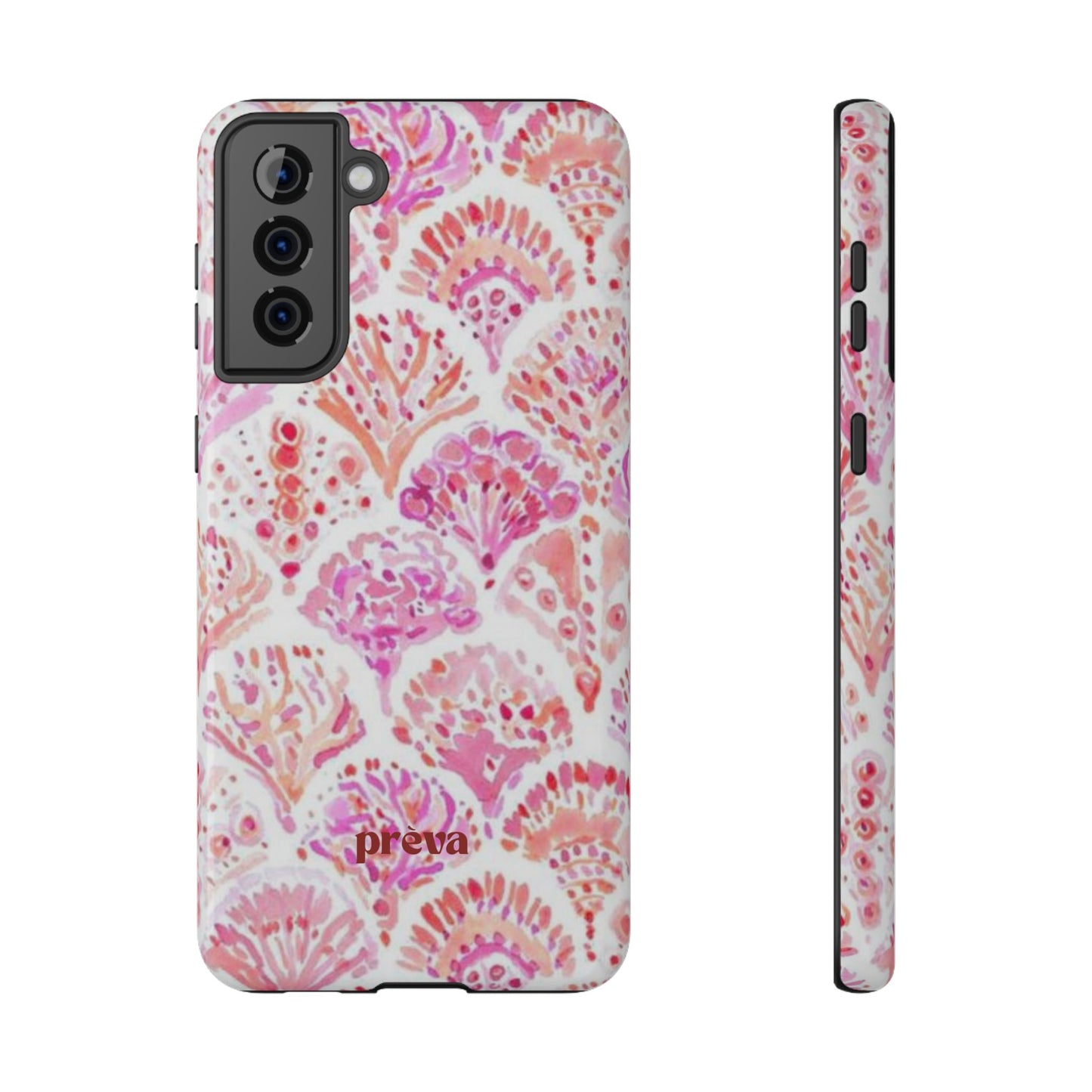 Pink Shell Watercolor Phone Case