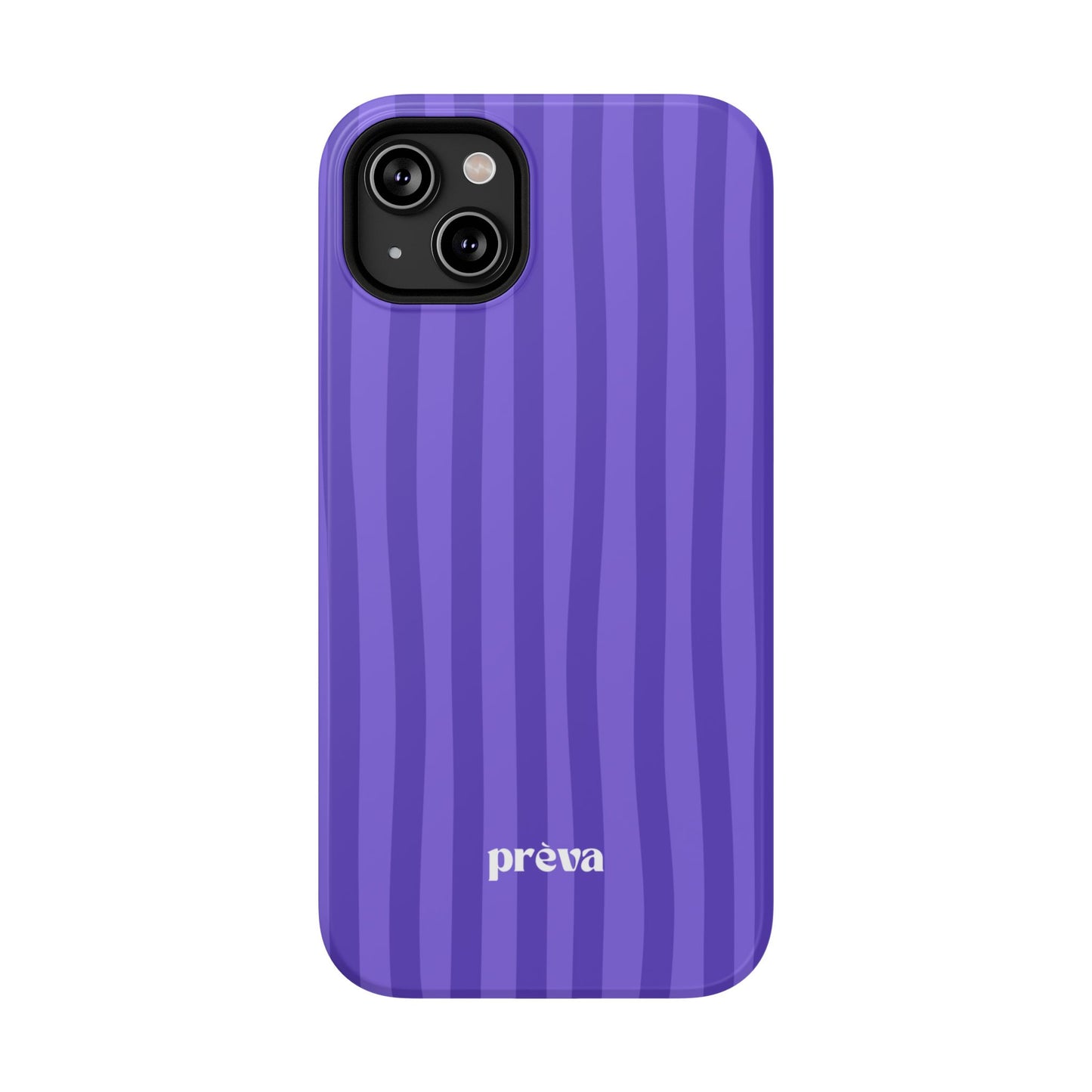Dark Purple Stripes Phone Case