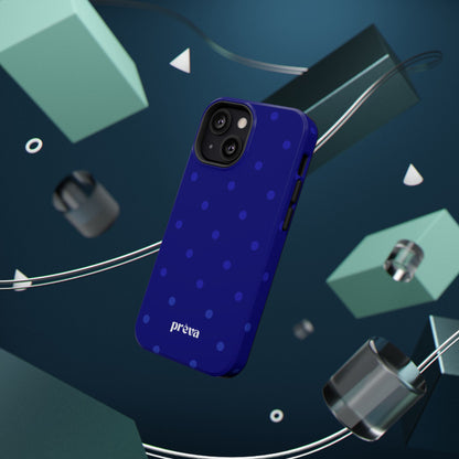 Dark Blue Polka Dots Phone Case