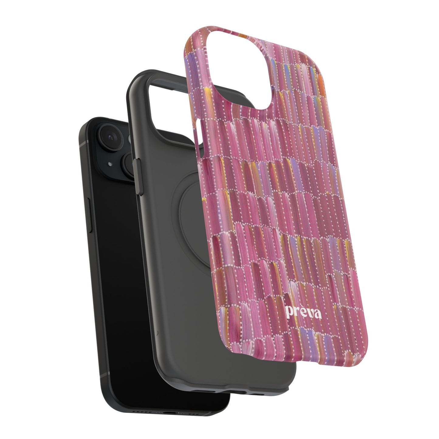 Pink Brushstroke Phone Case