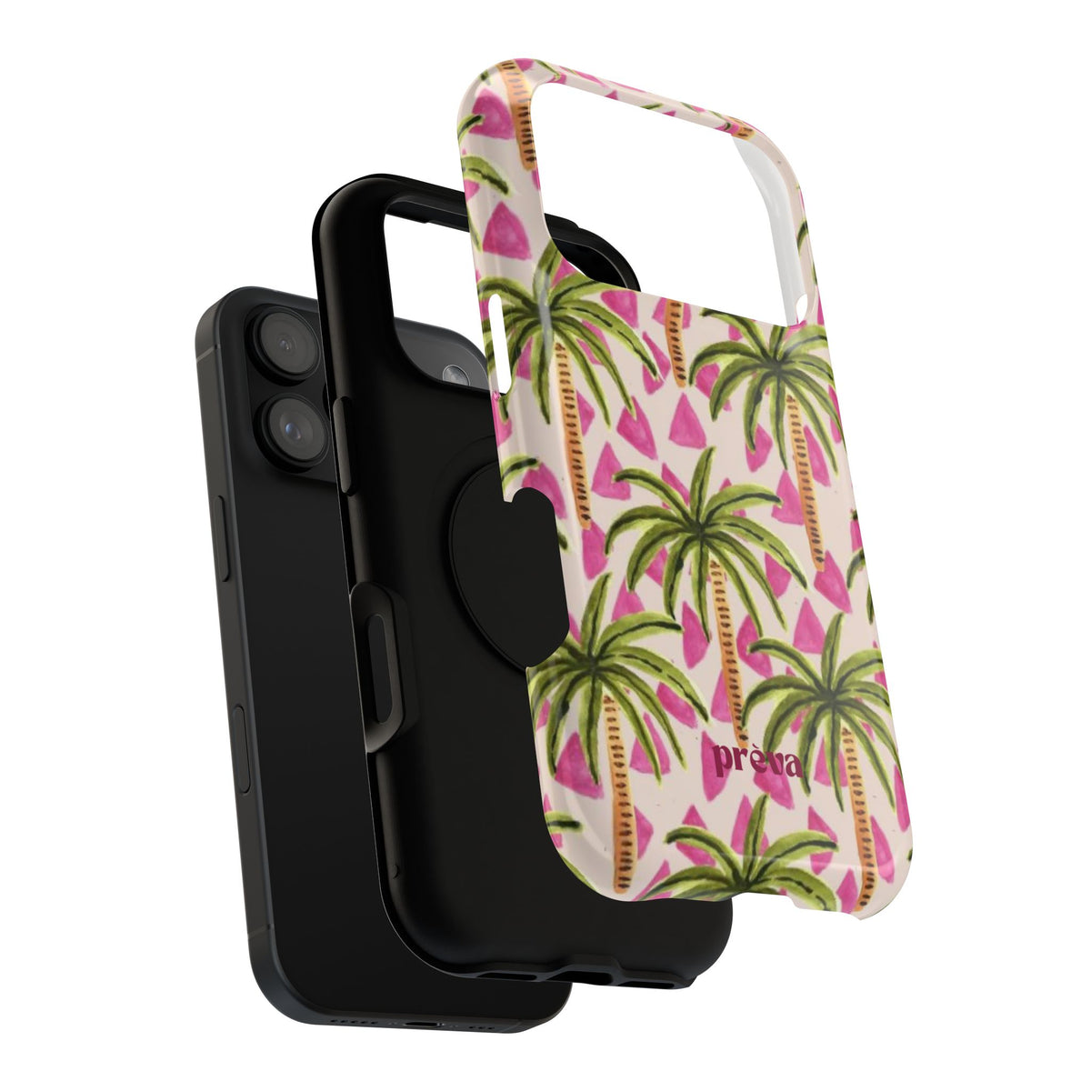 Phone Case — Pink Palm Tree Impact-Resistant Protector