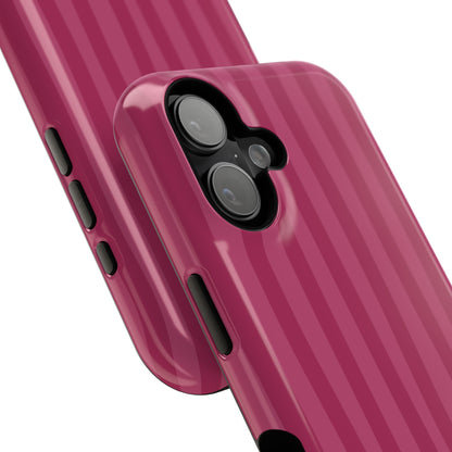 Magenta Stripes Phone Case