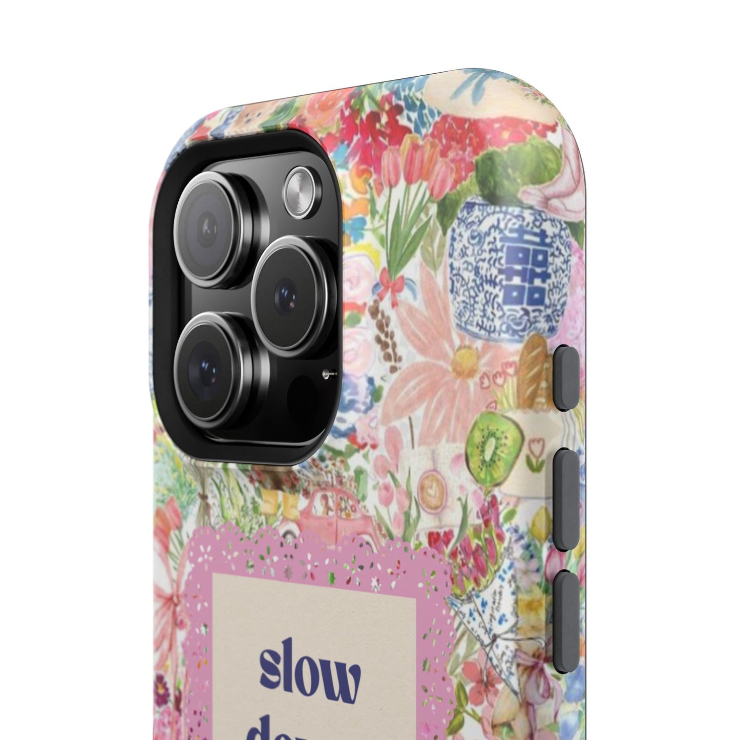 Slow Down Flowers x notsoken Phone Case
