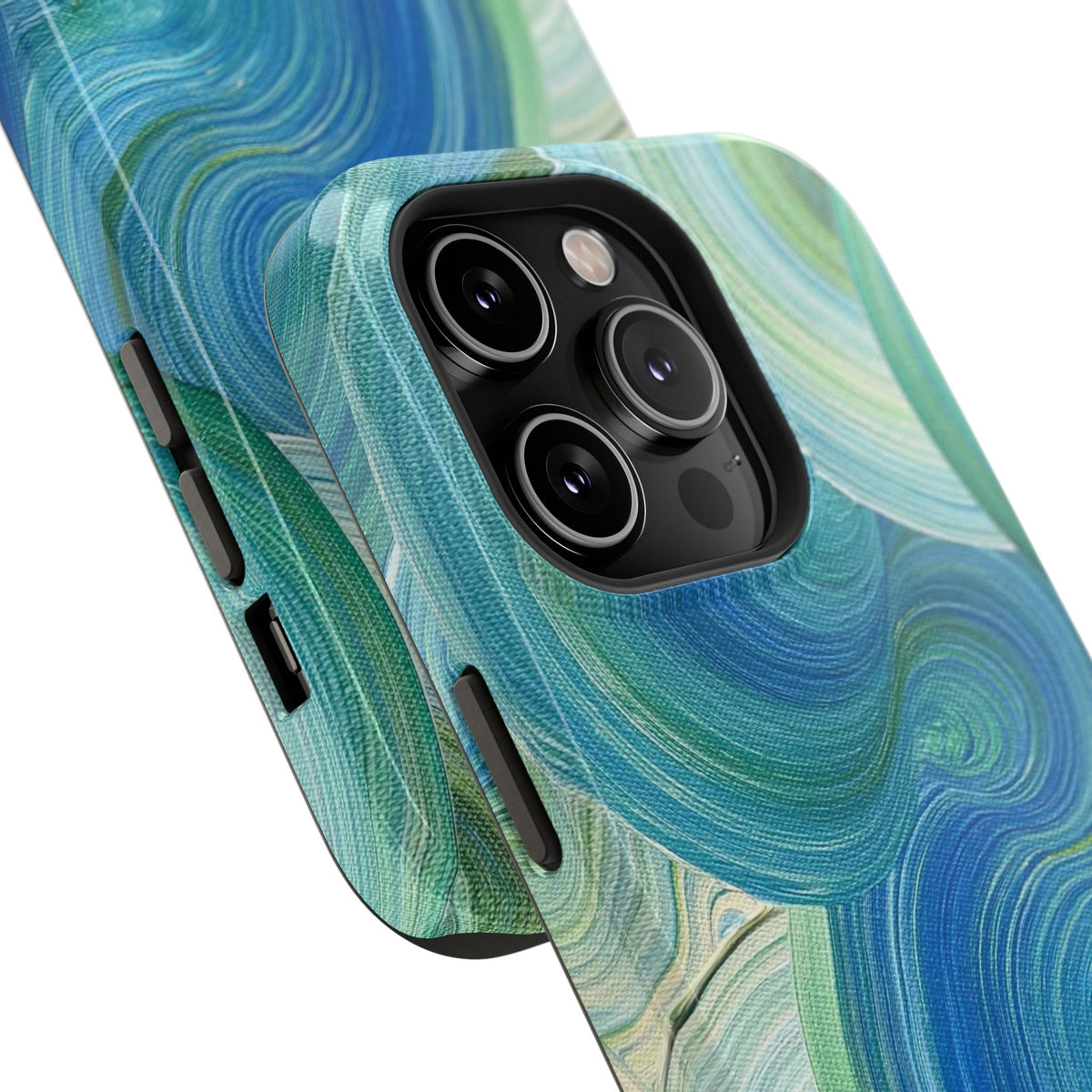 Swirling Ocean Impact-Resistant Phone Case
