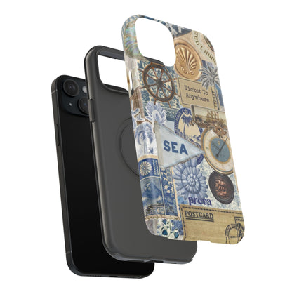 Neutral Travel Collage Phone Case