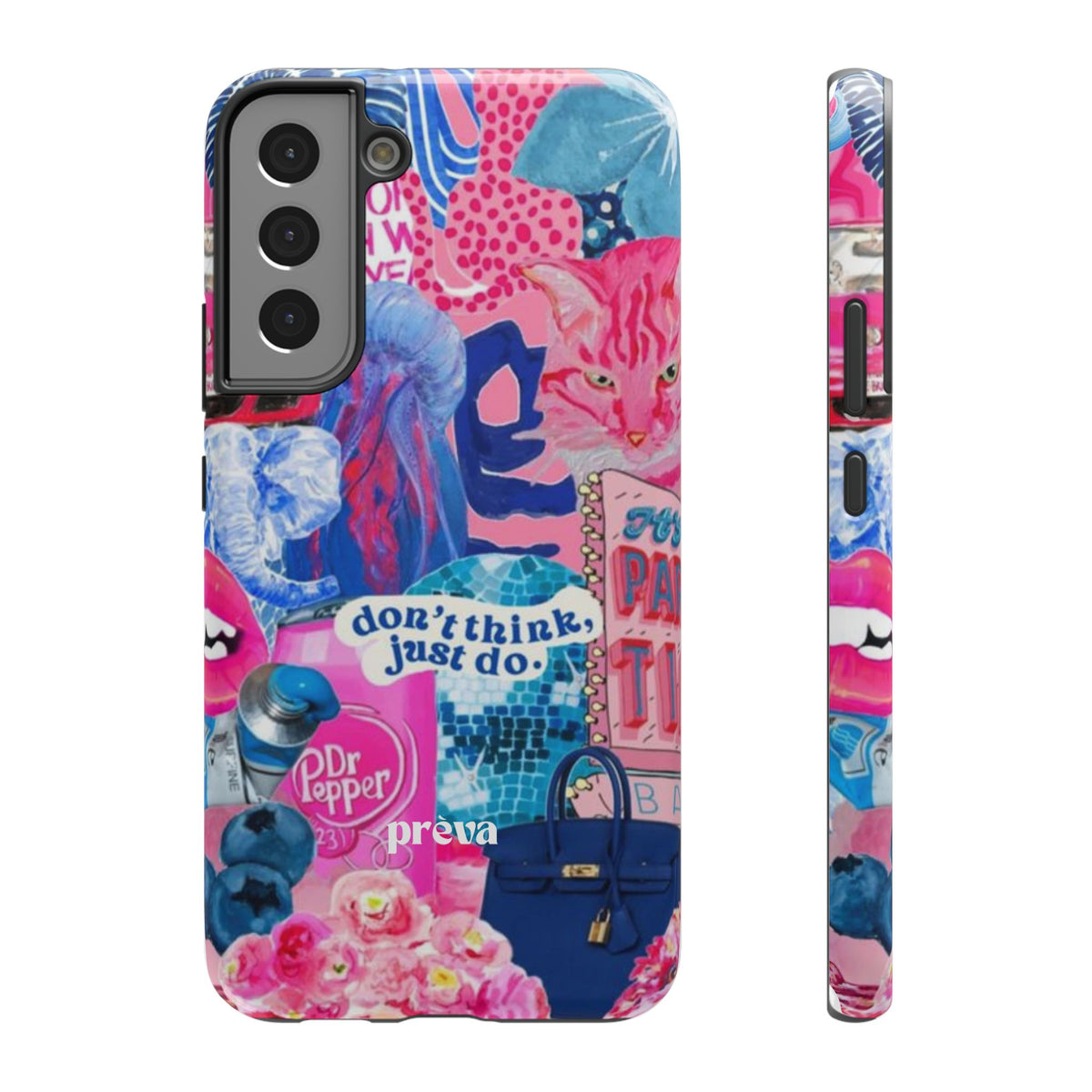 Vibrant Galaxy Collage Phone Case