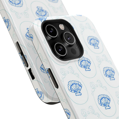Fancy Teal Shell Phone Case