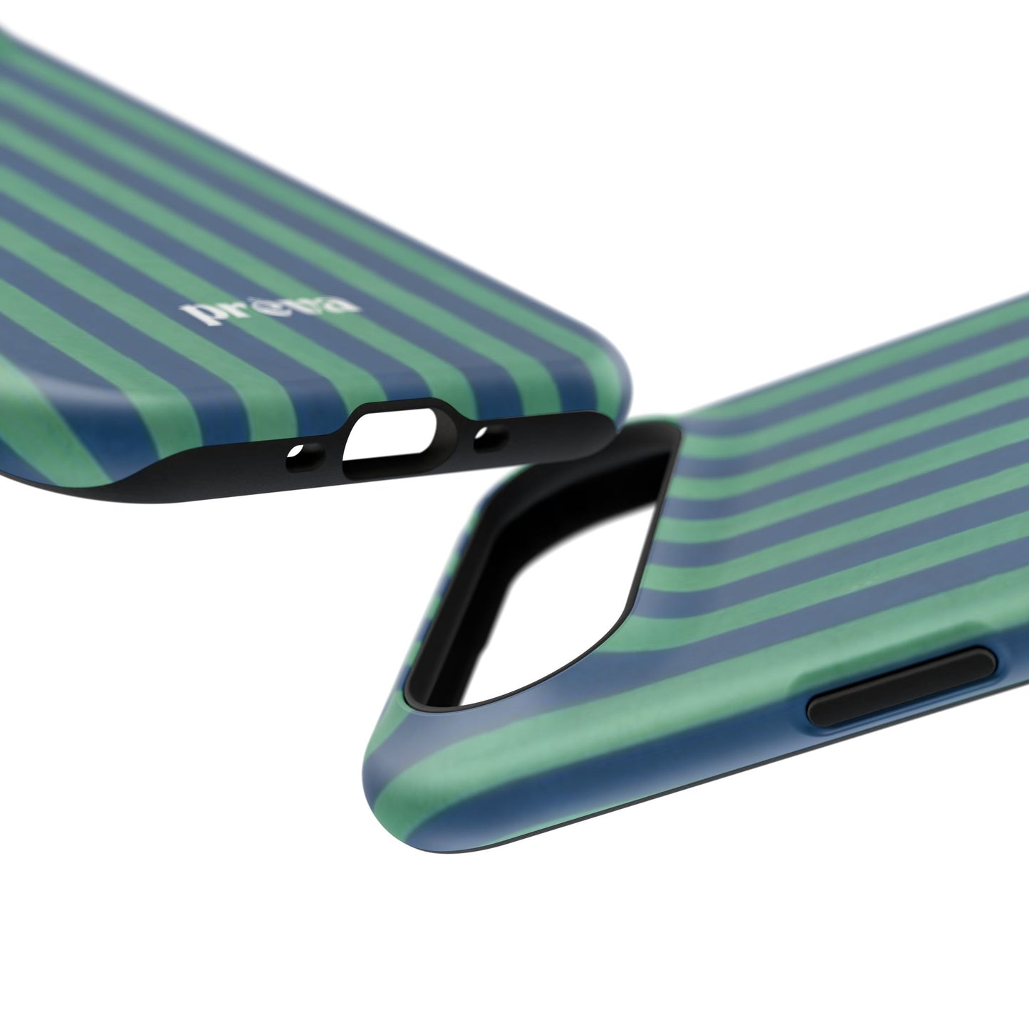 Green & Blue Stripes Phone Case