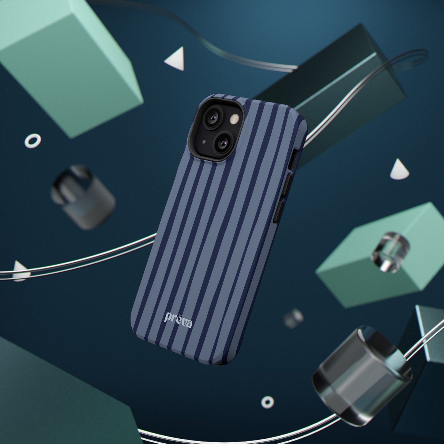 Navy Stripe Phone Case