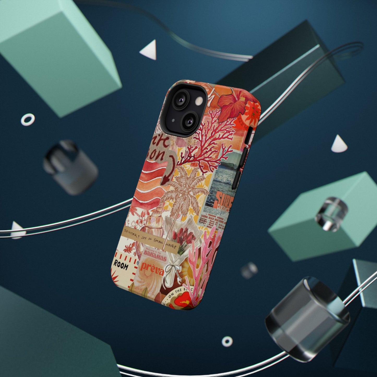 Vintage Floral Collage Phone Case