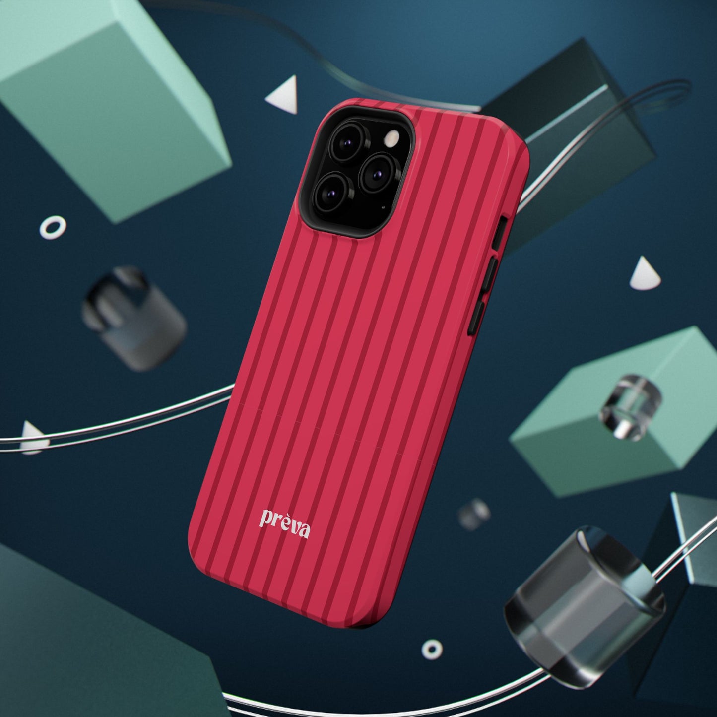Pinky Red Stripes Phone Case