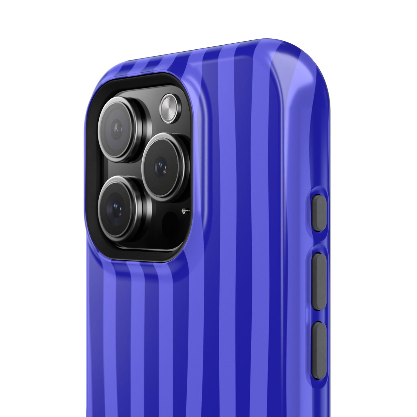 Neon Blue Stripes Phone Case