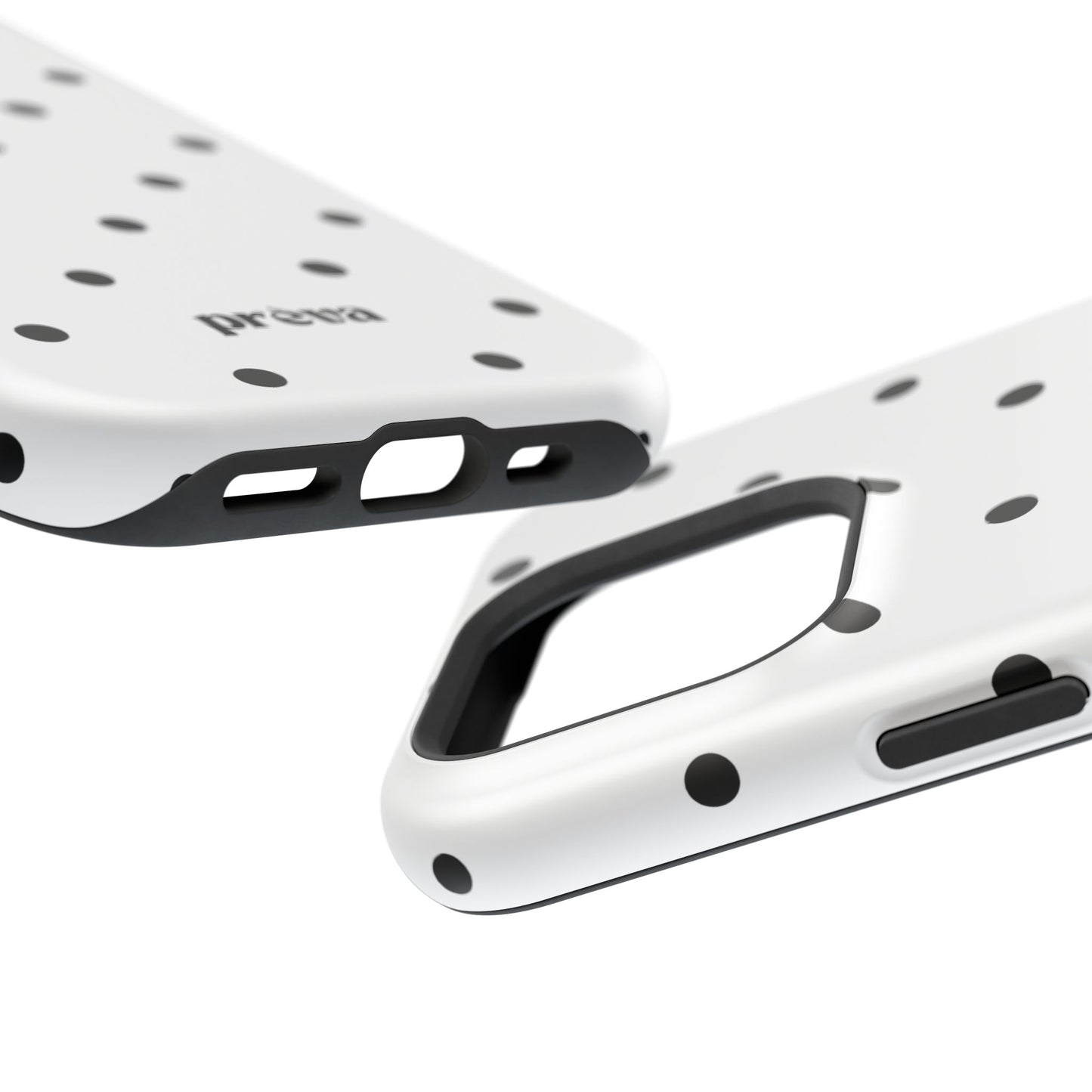 B&W polka dots Phone Case