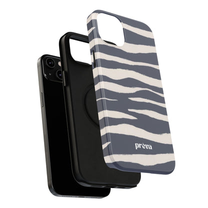 Navy & Cream Zebra Phone Case