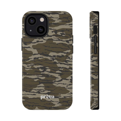 Camo Impact-Resistant Phone Case — Military Green Rugged Protection