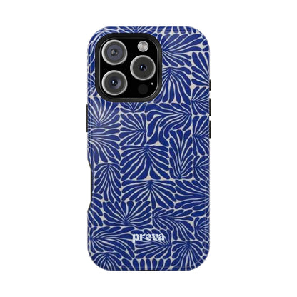 Blue Abstract Greek Phone Case