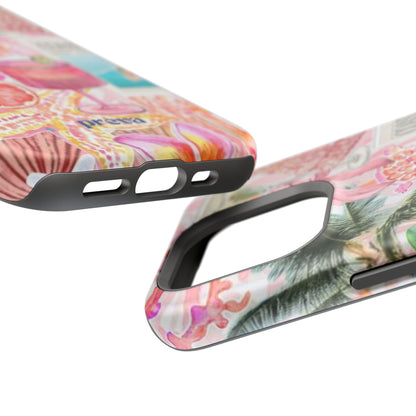 Pink Cocktail Collage Phone Case