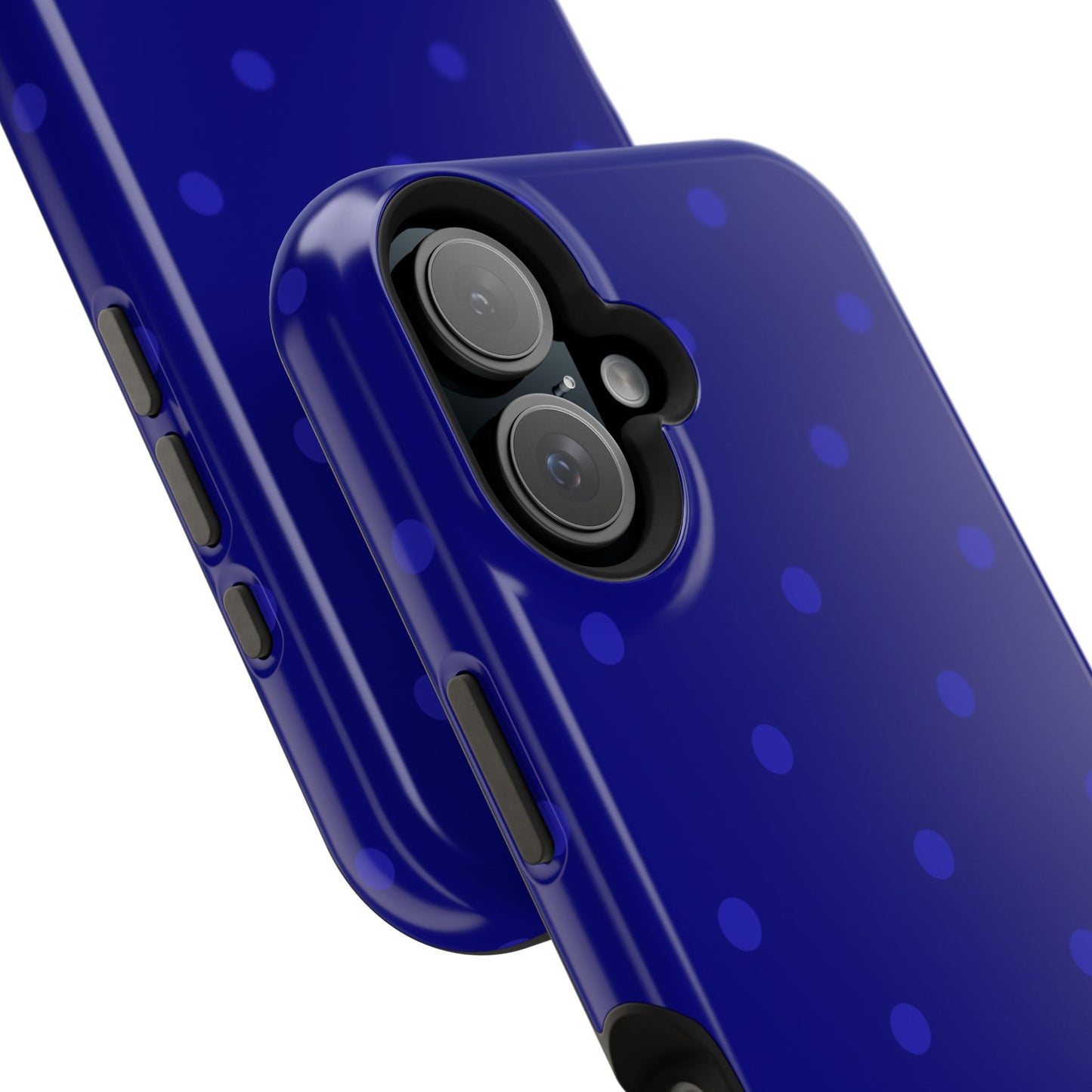 Dark Blue Polka Dots Phone Case