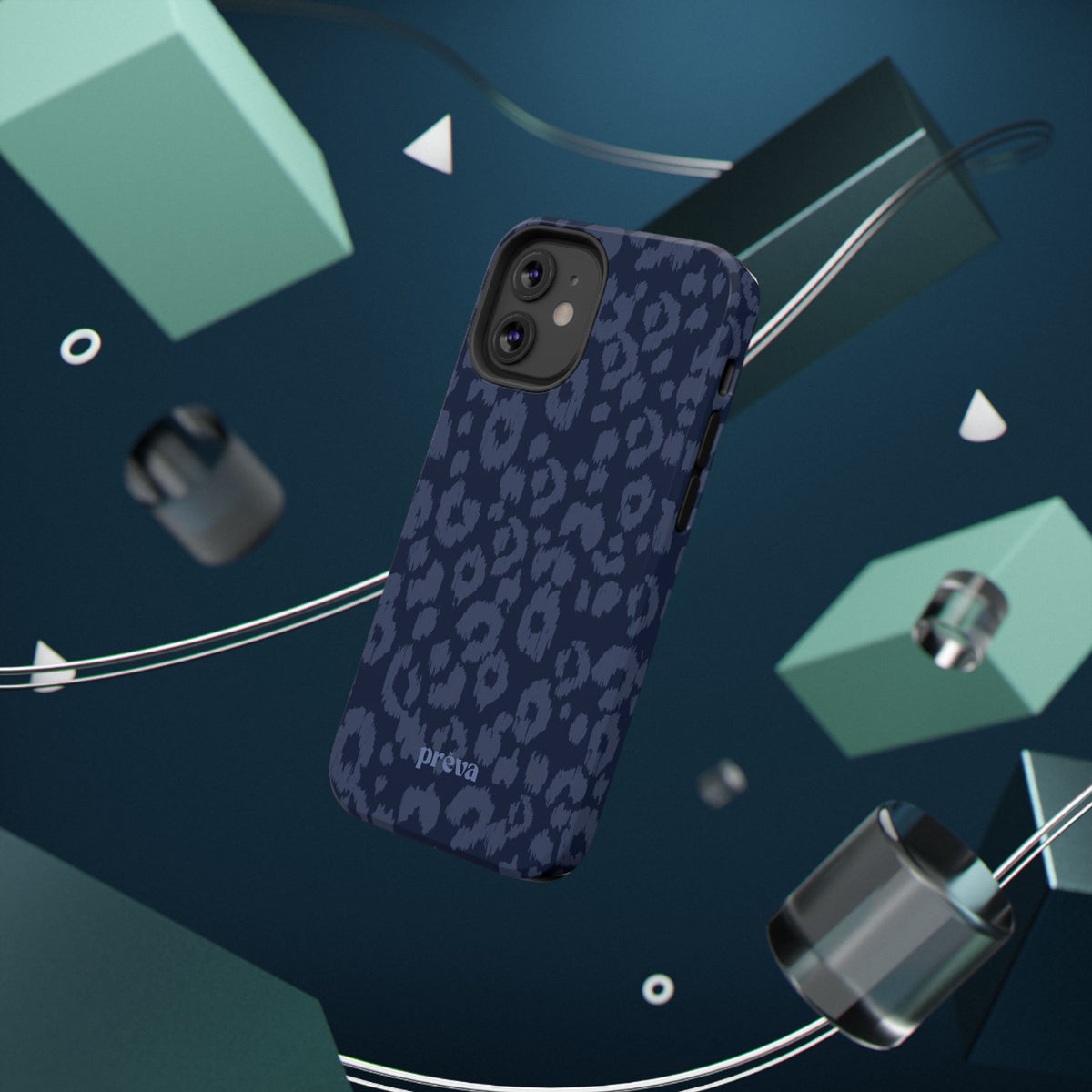 Navy Leopard  Phone Case