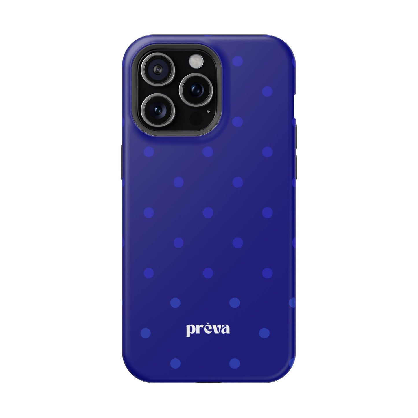 Dark Blue Polka Dots Phone Case