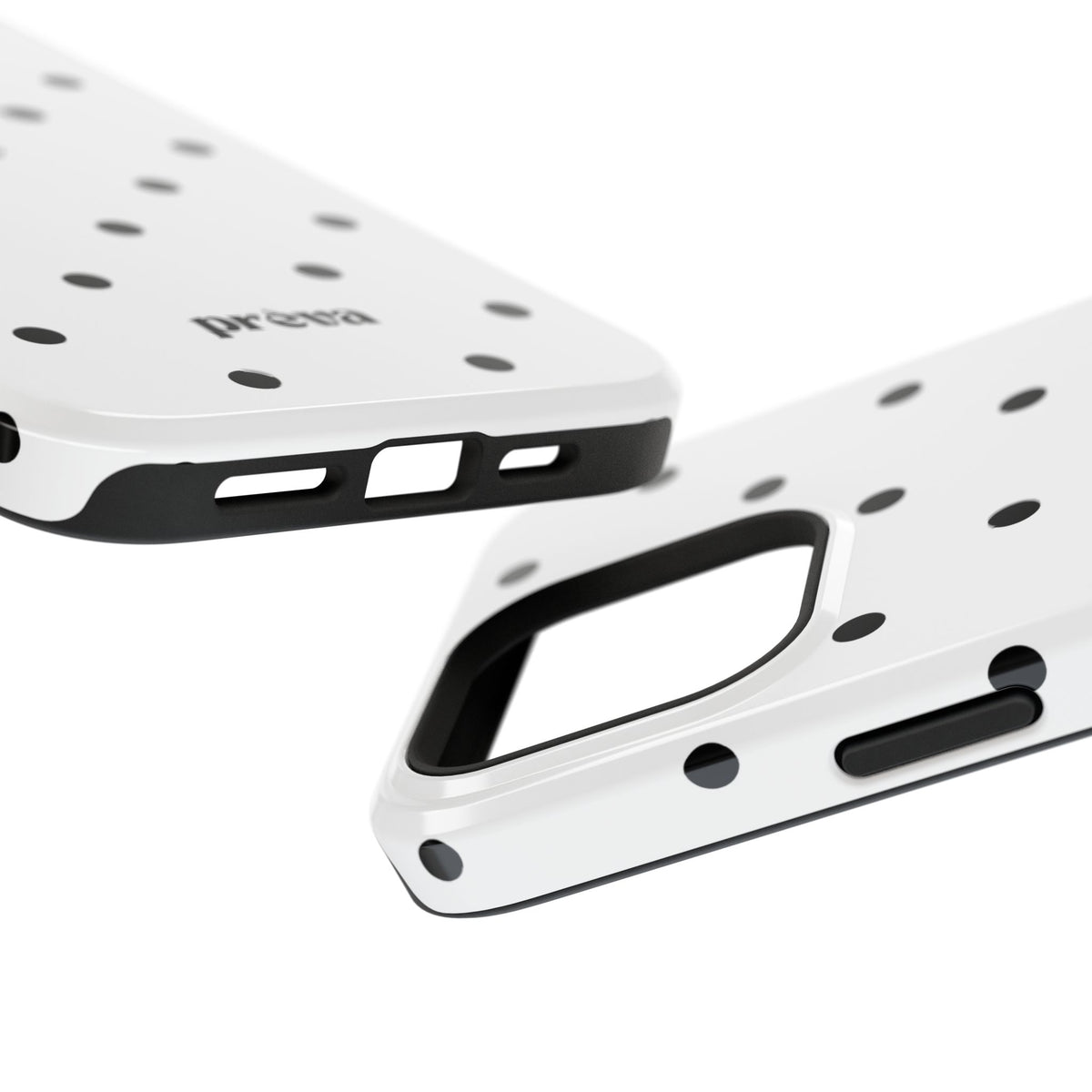 B&W polka dots Phone Case