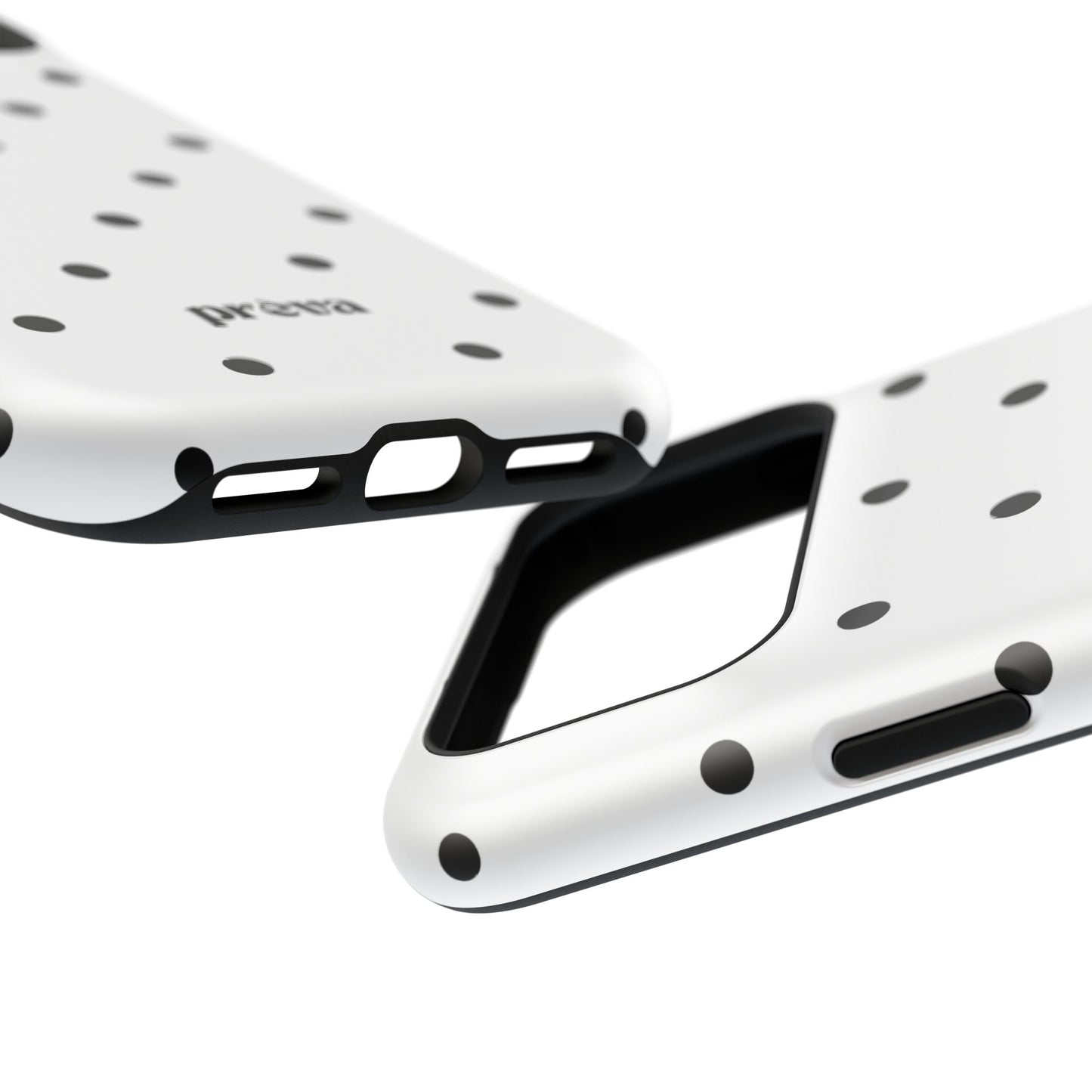 B&W polka dots Phone Case