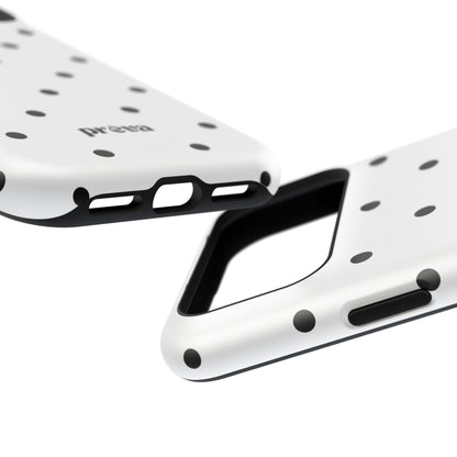 B&W polka dots Phone Case