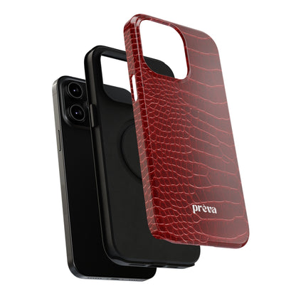 Red Croc Phone Case