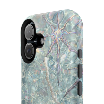 Marbled Seafoam Impact-Resistant Phone Case