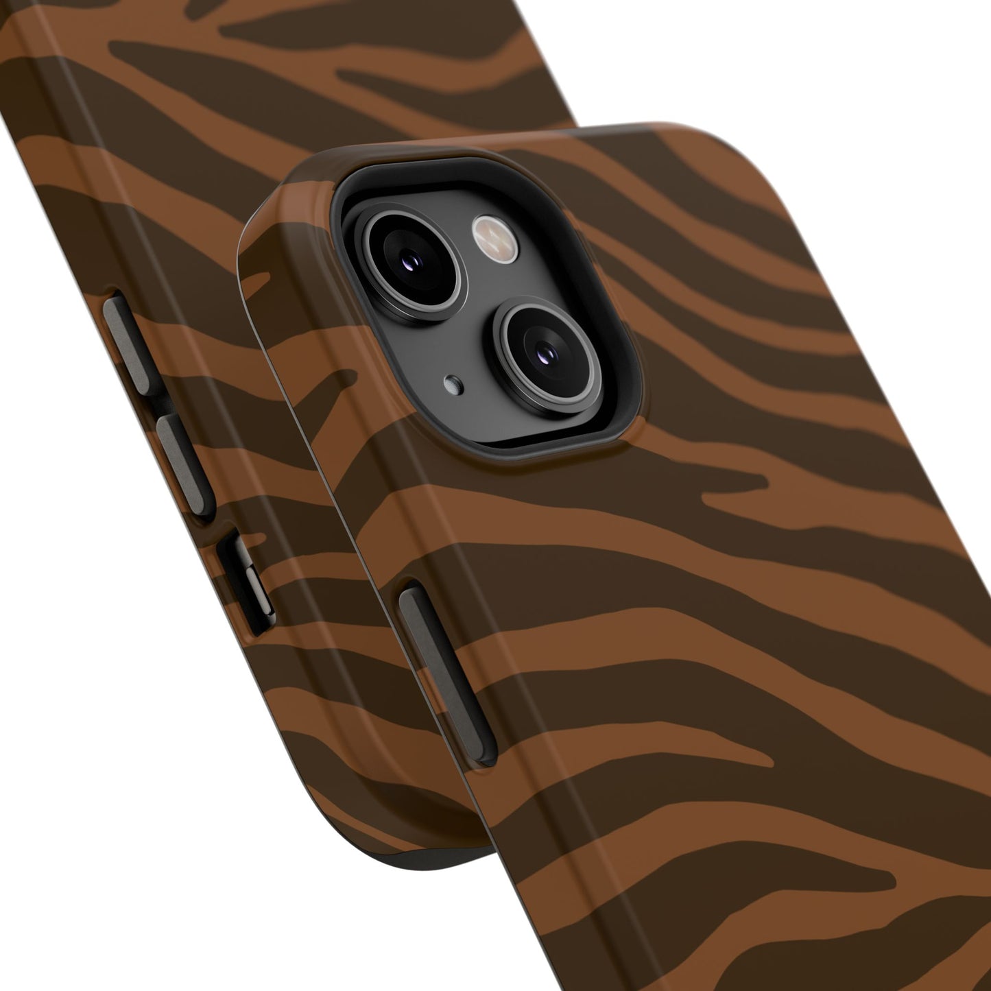 Brown Tiger Stripe Phone Case