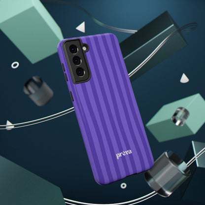 Dark Purple Stripes Phone Case