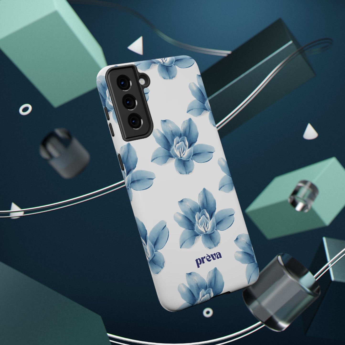 Blue Flowers Phone Case