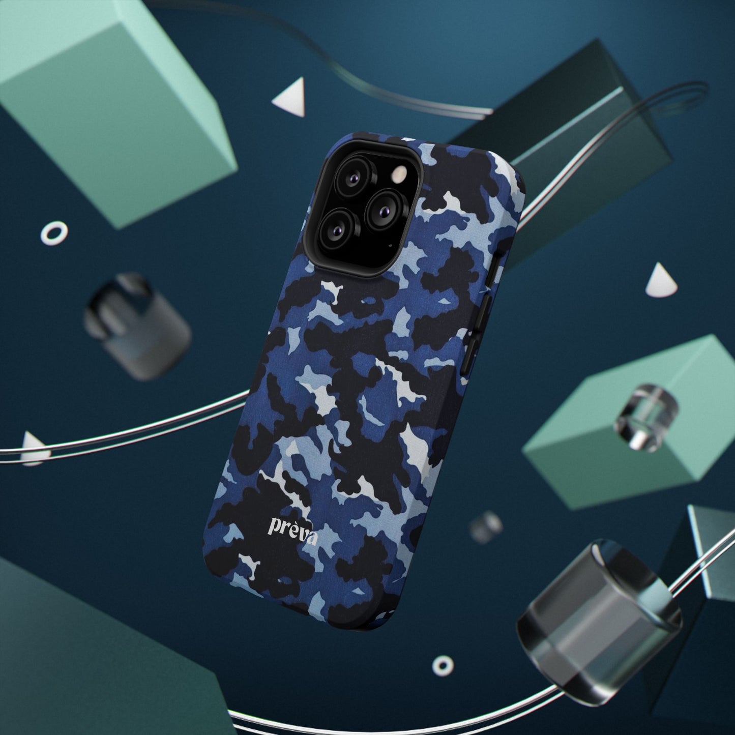 Blue Camo Phone Case