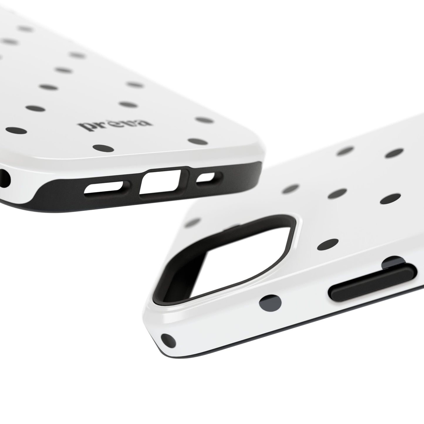 B&W polka dots Phone Case