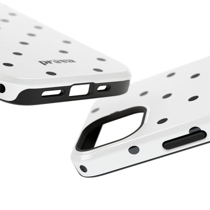 B&W polka dots Phone Case