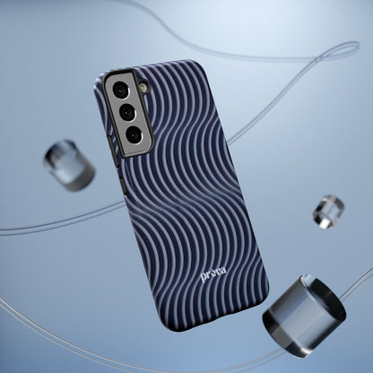 Wavy Navy Phone Case