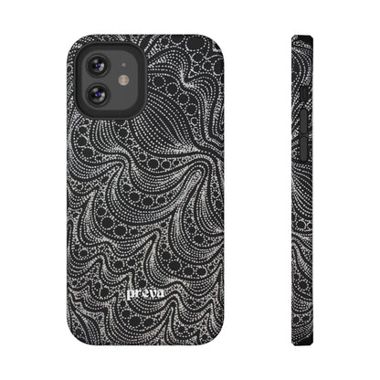 Abstract Midnight Lace Phone Case