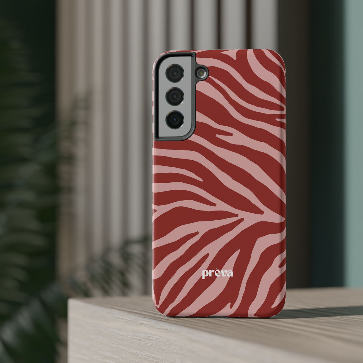 Red Zebra Phone Case