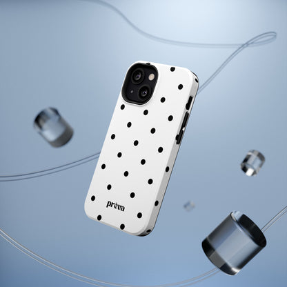 B&W polka dots Phone Case