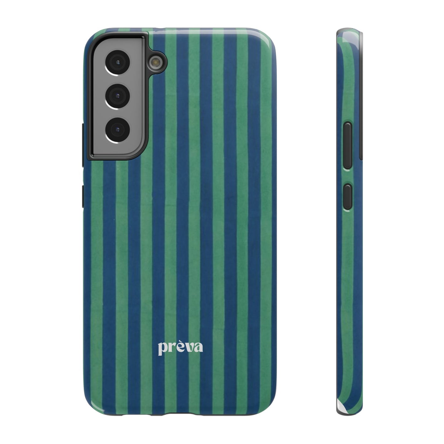 Green & Blue Stripes Phone Case
