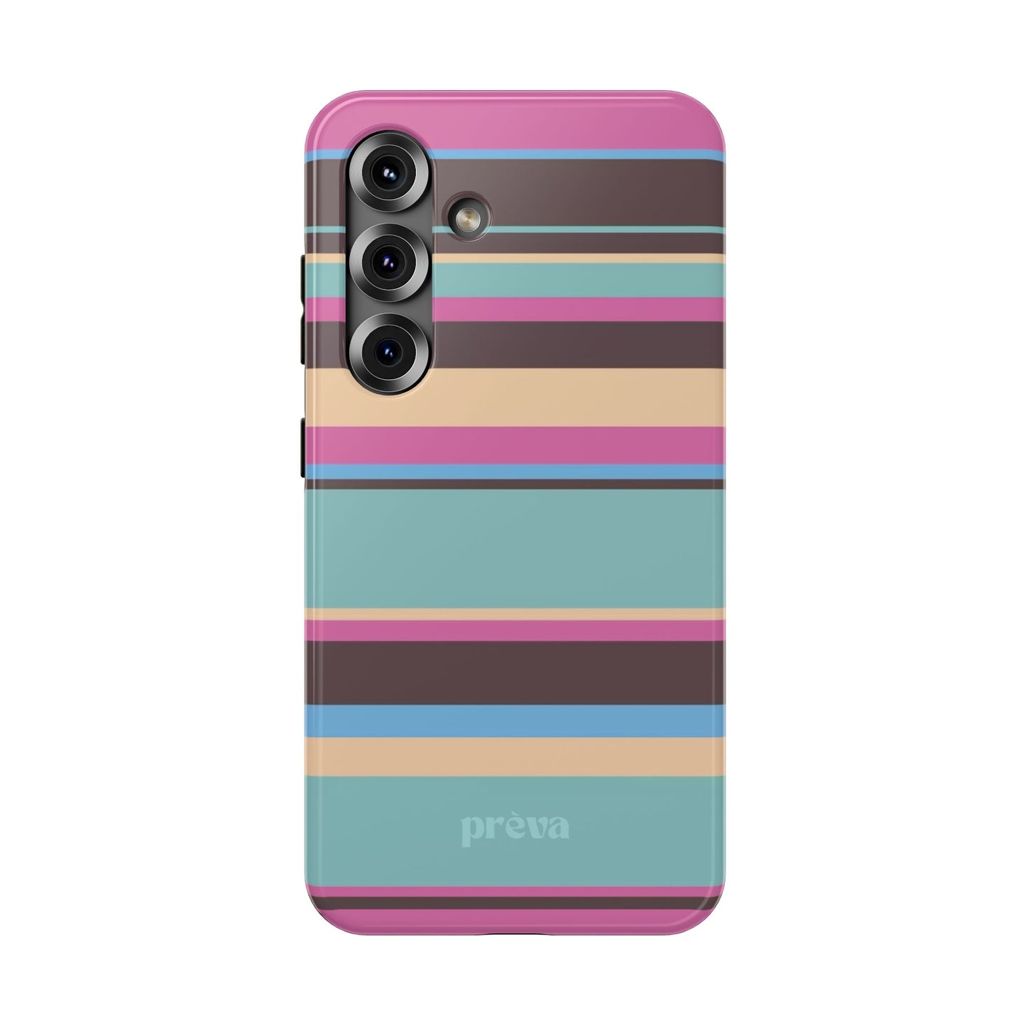 Cocoa Palm Stripes Phone Case