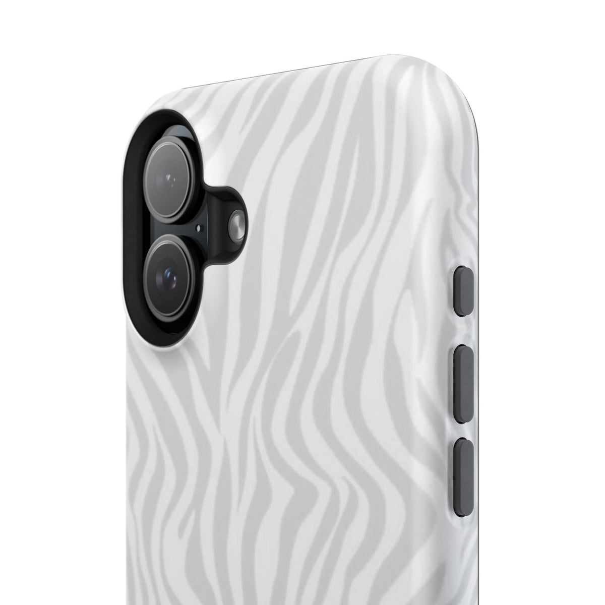 Zebra White Wave Phone Case