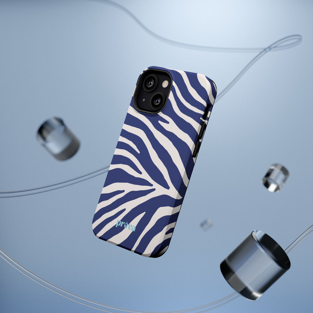 Blue Zebra Phone Case