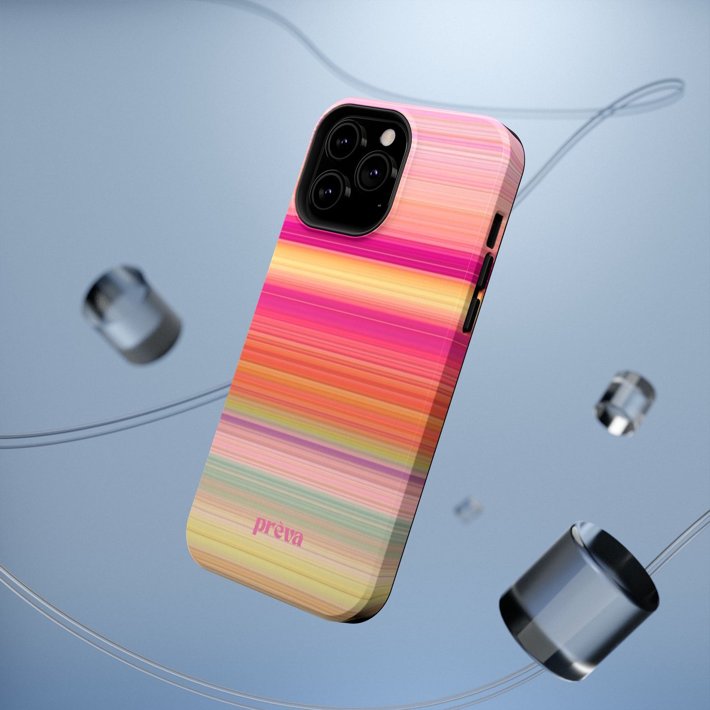 Pastel Stripe Rays Phone Case