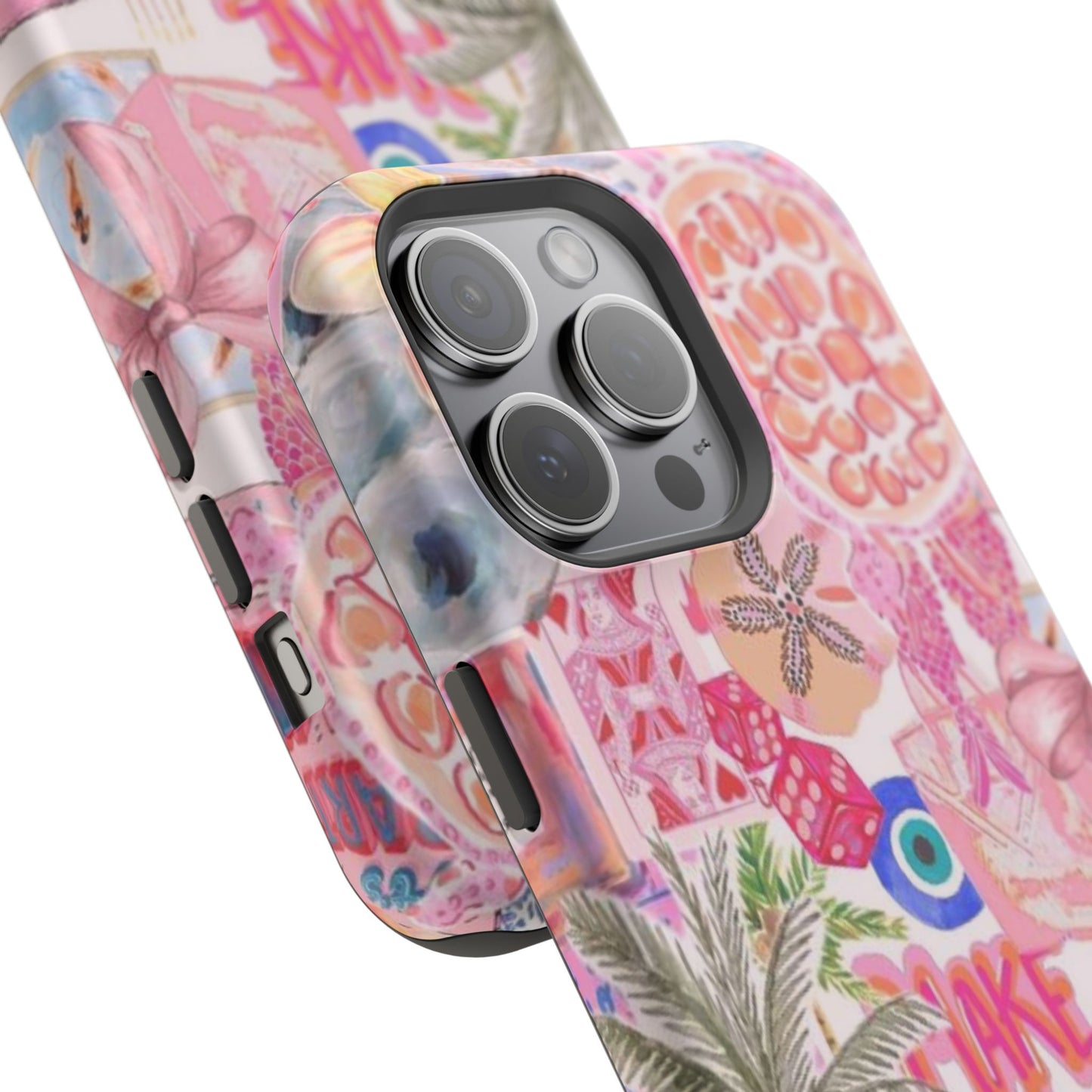 Pink Tropical Collage Phone Case