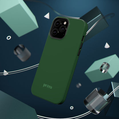 Impact-Resistant Phone Case — Forest Green Slim Armor