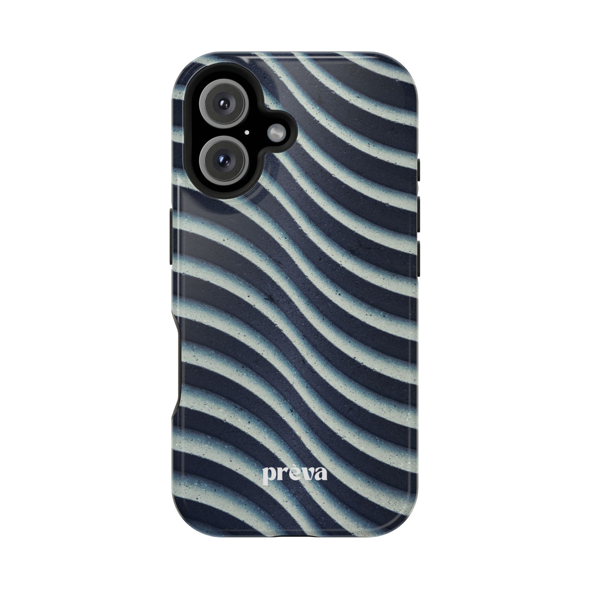 Navy Waves Phone Case
