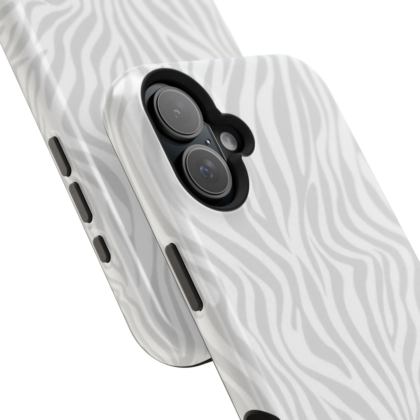Zebra White Wave Phone Case
