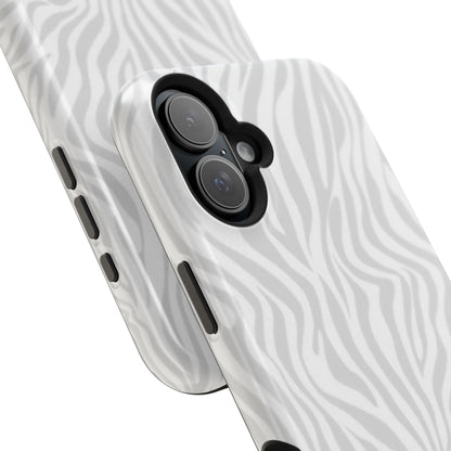 Zebra White Wave Phone Case